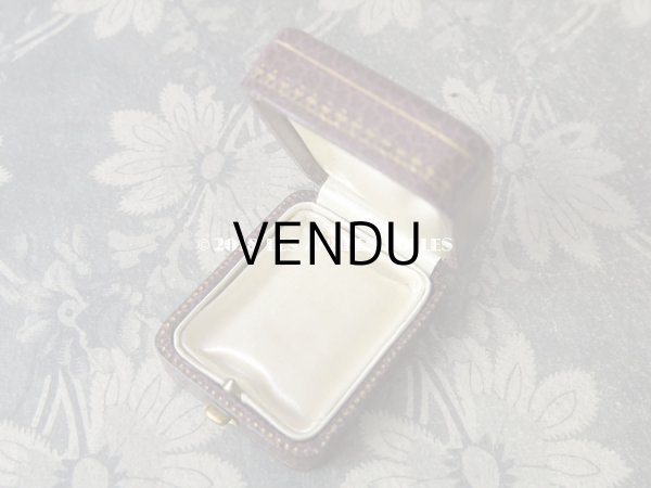 画像6: アンティーク ジュエリーボックス 金彩入り パープル (6)