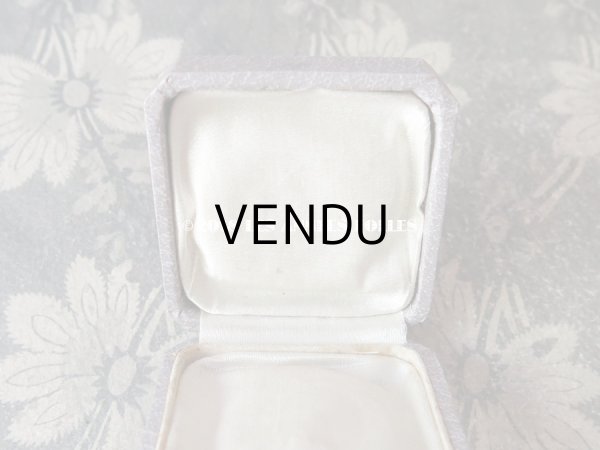 画像9: アンティーク ジュエリーボックス 金彩入り スモーキーパープル (9)