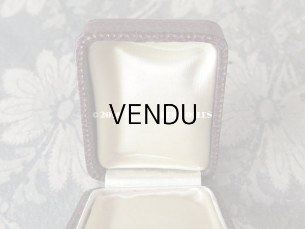 画像7: アンティーク ジュエリーボックス 金彩入り パープル (7)