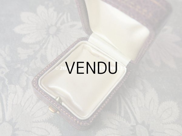 画像8: アンティーク ジュエリーボックス 金彩入り パープル (8)