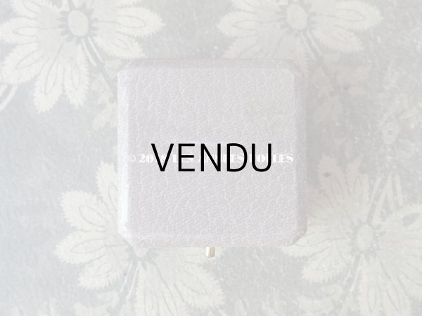 画像4: アンティーク ジュエリーボックス 金彩入り スモーキーパープル (4)