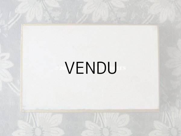 画像4: アンティーク 『ショコラ・フランソワ・ マルキ』　ラングドシャのお菓子箱  LES LANGUES DE CHAT - CHOCOLAT FRANCOIS MARQUIS PARIS - (4)