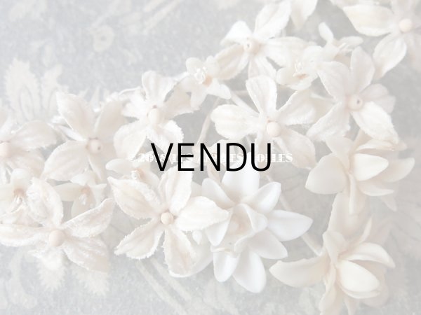 画像6: 1900年代 アンティーク ワックスフラワーのヘッドリース オレンジブロッサム ウェディング 結婚式 ティアラ (6)