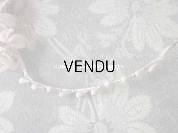 画像11: 1900年代 アンティーク ワックスフラワーのヘッドリース オレンジブロッサム ウェディング 結婚式 ティアラ (11)