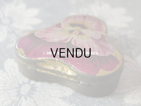 画像6: アンティーク パンジーのエパングルケース  (6)