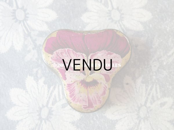 画像3: アンティーク パンジーのエパングルケース  (3)