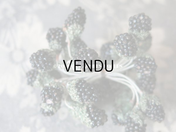 画像6: 1900年代 アンティーク ブラックベリー　コサージュ材料  (6)