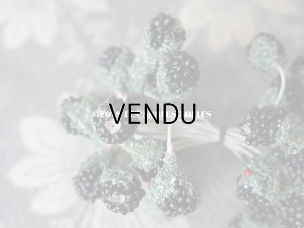 画像9: 1900年代 アンティーク ブラックベリー　コサージュ材料  (9)