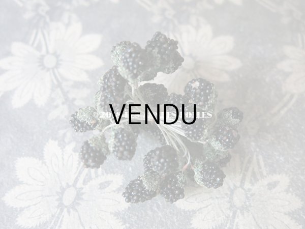 画像3: 1900年代 アンティーク ブラックベリー　コサージュ材料  (3)