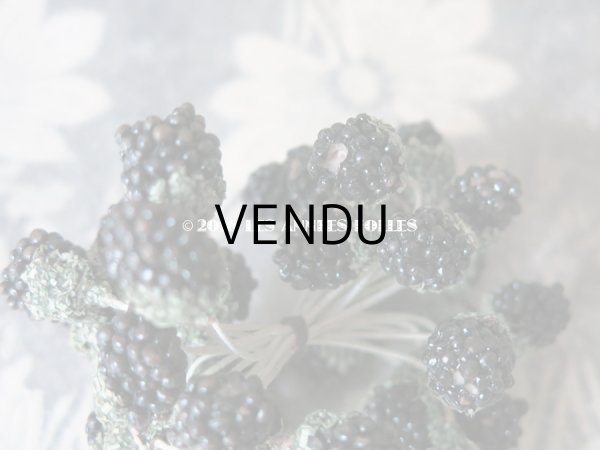 画像4: 1900年代 アンティーク ブラックベリー　コサージュ材料  (4)