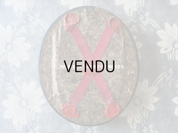 画像7: 19世紀 アンティーク ルリケール　聖遺物のガラスフレーム  聖人の遺品 (7)