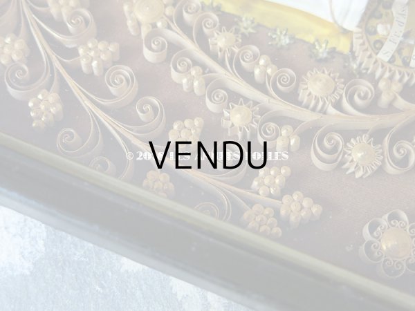 画像7: 19世紀 アンティーク ルリケール　聖遺物のガラスフレーム  聖人の遺品 (7)