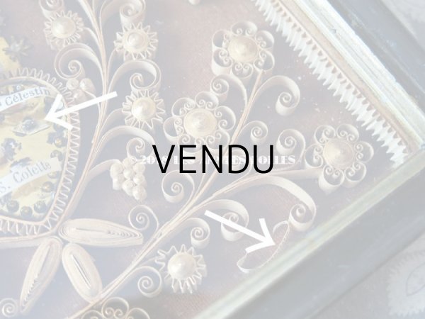 画像8: 19世紀 アンティーク ルリケール　聖遺物のガラスフレーム  聖人の遺品 (8)