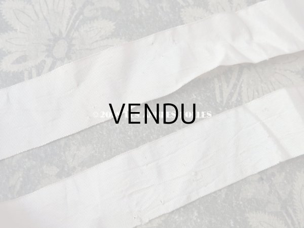 画像6: アンティーク モノグラム刺繍入り  オモニエール ＆ 白レザーグローブのセット (6)