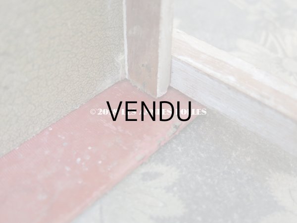 画像8: 1900年代 アンティーク カルトナージュチェスト  薔薇模様 ミラー付 (8)