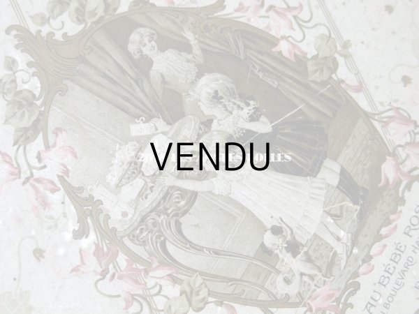 画像4: 1900年代 アンティーク お菓子箱  オ・ベベ・ローズ - AU BEBE ROSE - (4)