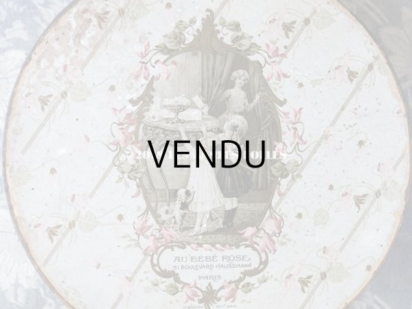 画像3: 1900年代 アンティーク お菓子箱  オ・ベベ・ローズ - AU BEBE ROSE - (3)