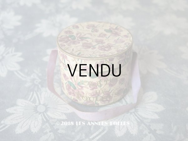 画像1: アンティーク 菫の砂糖菓子の紙箱 SOUVENIR DE TOULOUSE (1)