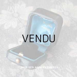 画像: アンティーク 本革製 ジュエリーボックス リングボックス MOREL VESOUL