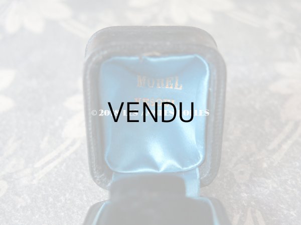 画像9: アンティーク 本革製 ジュエリーボックス リングボックス MOREL VESOUL (9)