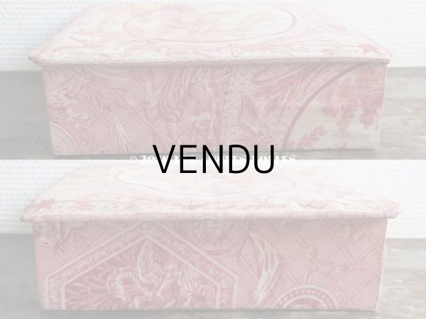 画像10: 1900年代 アンティーク 天使＆鳥＆スフィンクス　カルトナージュボックス (10)