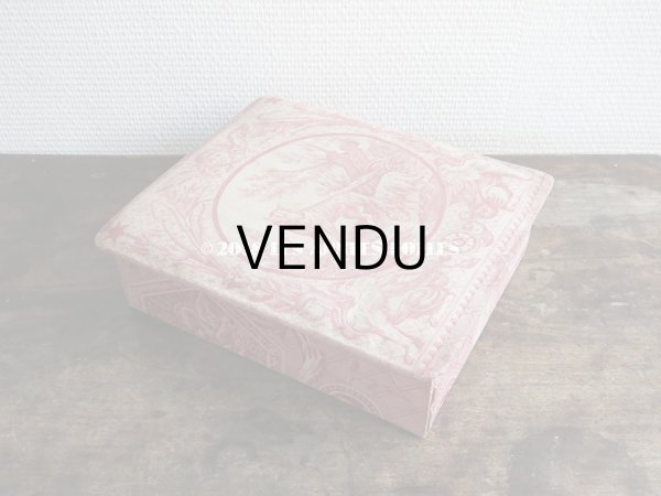 画像3: 1900年代 アンティーク 天使＆鳥＆スフィンクス　カルトナージュボックス (3)