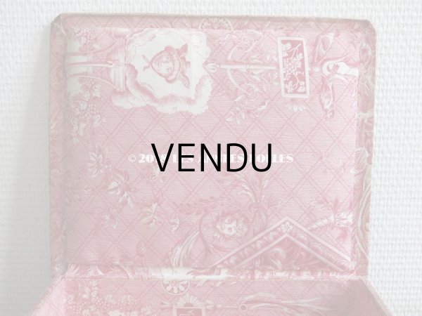 画像5: 1900年代 アンティーク 天使＆鳥＆スフィンクス　カルトナージュボックス (5)