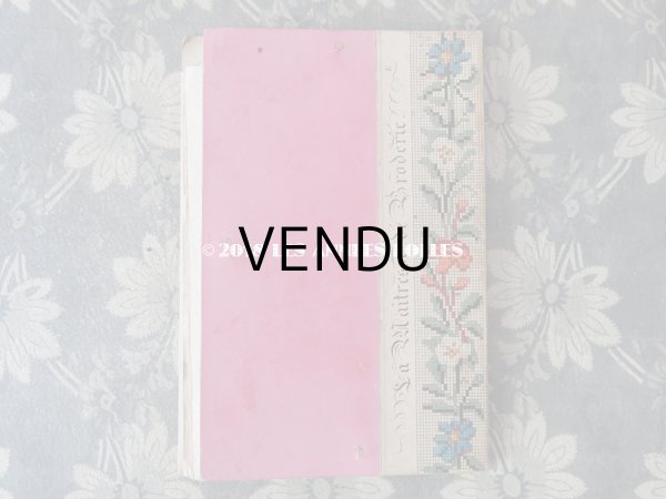 画像3: 19世紀 アンティーク 刺繍図案帳 LA MAITRESSE DE BRODERIE  (3)