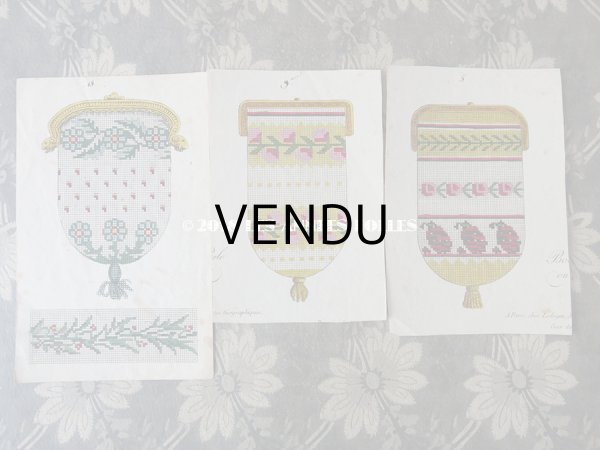 画像7: 19世紀 アンティーク 刺繍図案帳 LA MAITRESSE DE BRODERIE  (7)