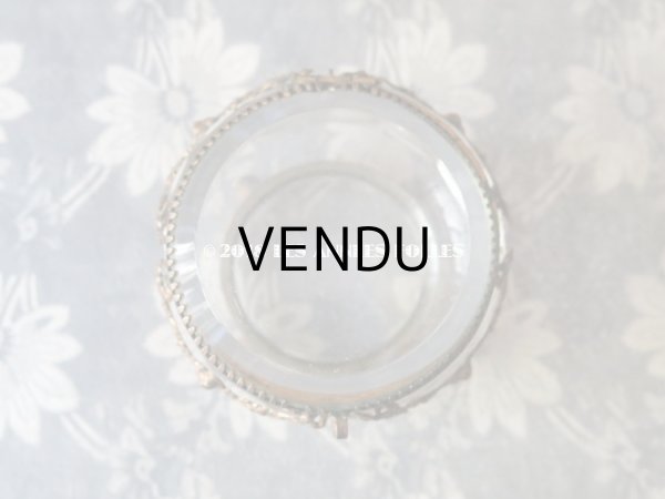 画像10: 19世紀 アンティーク パウダーケース　薔薇＆リボンのガーランド (10)