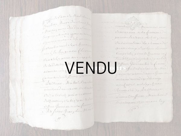 画像4: 1739年 アンティーク　古文書 24ページ (4)