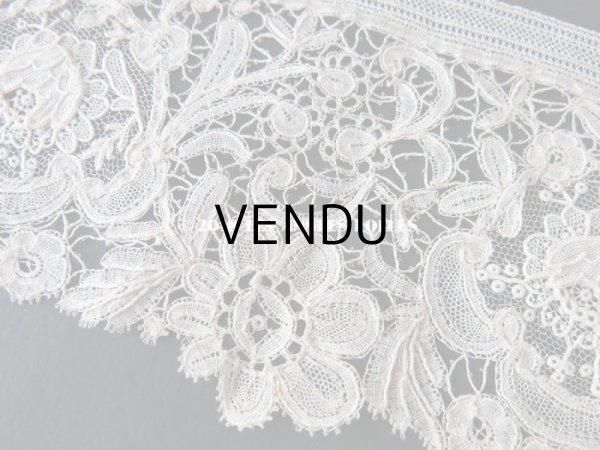 画像4: 19世紀　アンティーク デュシェスレース　ボビンレース ＆ ポワン・ド・ガーズ  【ポワン・ド・ガーズ】 (4)