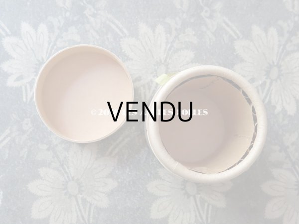 画像6: アンティーク 菫&薔薇のパフュームボックス 帽子箱 (6)