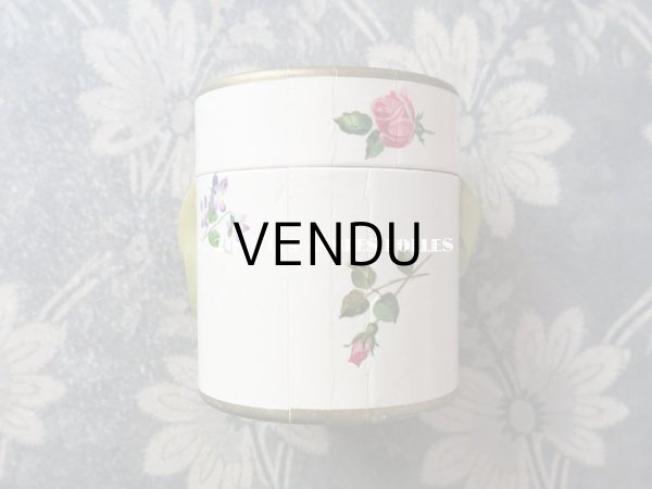 画像5: アンティーク 菫&薔薇のパフュームボックス 帽子箱 (5)
