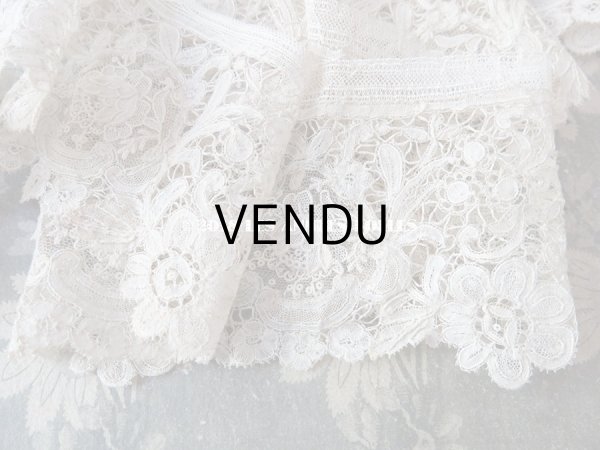 画像9: 19世紀　アンティーク デュシェスレース　ボビンレース ＆ ポワン・ド・ガーズ  【ポワン・ド・ガーズ】 (9)