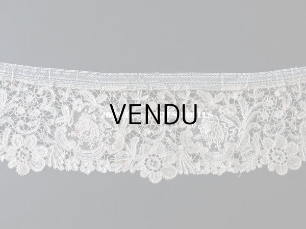 画像3: 19世紀　アンティーク デュシェスレース　ボビンレース ＆ ポワン・ド・ガーズ  【ポワン・ド・ガーズ】 (3)