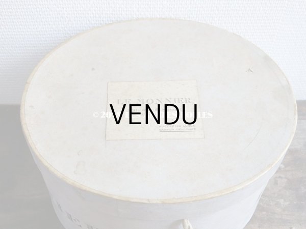 画像8: アンティーク ハットボックス - LE MONNIER - (8)