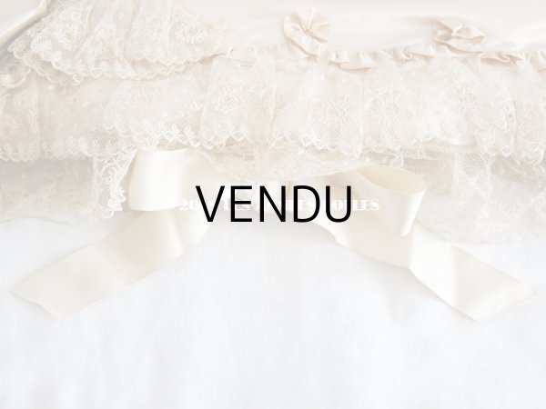 画像6: 新品同様 1900年代 アンティーク シルク製 ピンクベージュの大きなポシェット 鈴蘭＆ライラックのブーケ (6)