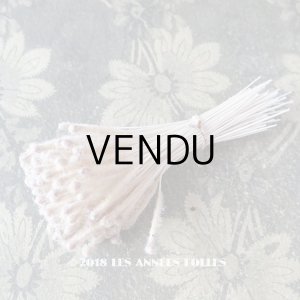 画像: アンティーク ペップ  淡いラベンダー色 コサージュ用 花芯 