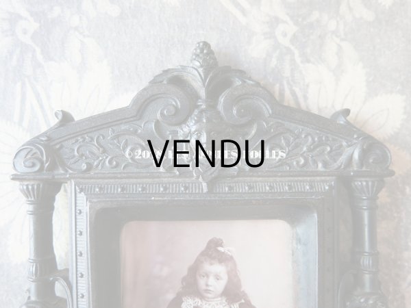 画像6: 19世紀 アンティーク 木製 天使のフォトフレーム ナポレオン3世時代 (6)