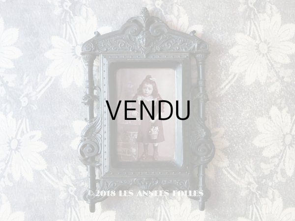 画像2: 19世紀 アンティーク 木製 天使のフォトフレーム ナポレオン3世時代 (2)