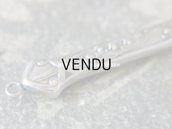 画像6: 1900年代 アンティーク シルバー＆シェル製　鈴蘭のブックマーク & ペーパーカッター   (6)