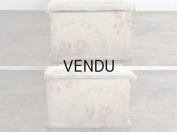 画像6: 1900年代 アンティーク 薔薇のガーランド  カルトナージュボックス (6)