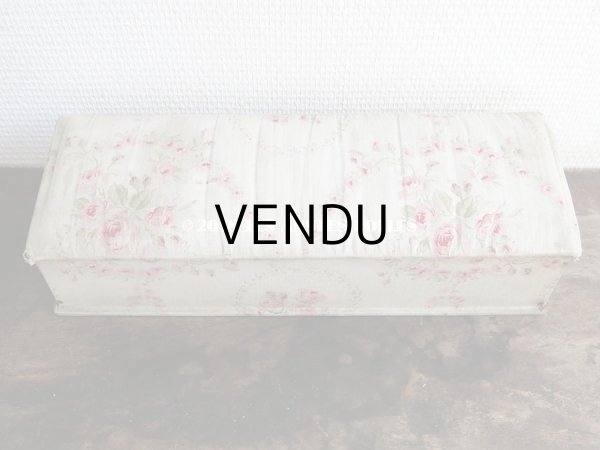 画像3: 1900年代 アンティーク 薔薇のガーランド  カルトナージュボックス (3)