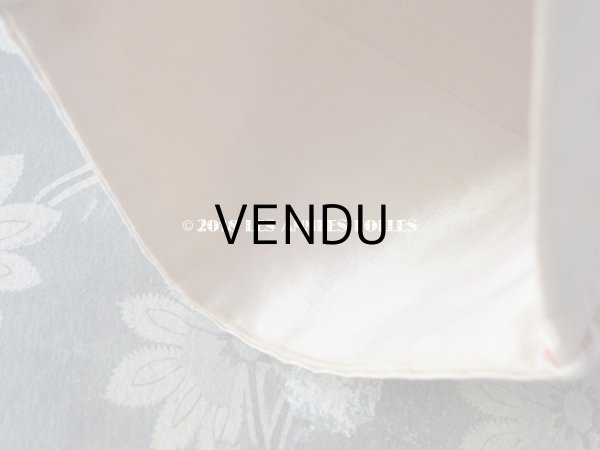 画像8: 19世紀 アンティーク 薔薇のガーランドのシルク製ポシェット お菓子袋 - Pâtisserie SEUGNOT PARIS - (8)