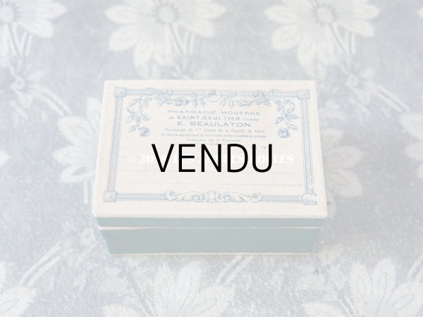 画像3: 1900年代 アンティーク ファーマシーボックス 薔薇のガーランド (3)