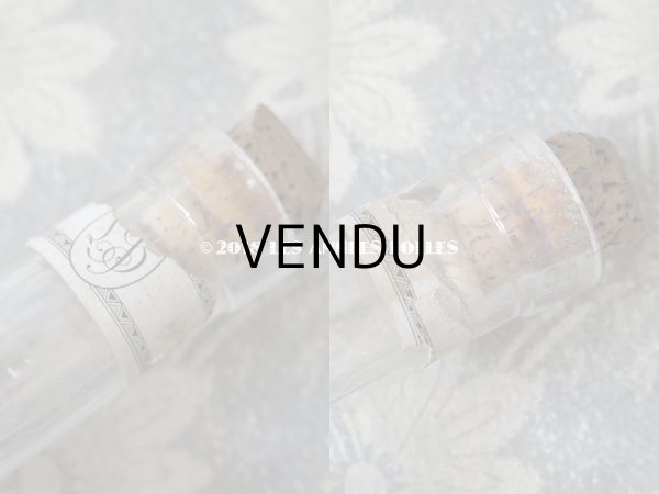 画像4: アンティーク パフュームボトル 花&リボンのガーランド  EAU DE COLOGNE - L.BERTY PARIS - (4)