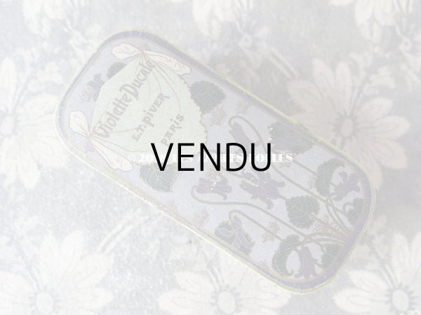画像2: アンティーク 菫のパフュームボックス VIOLETTE DUCALE - L.T.PIVER - (2)