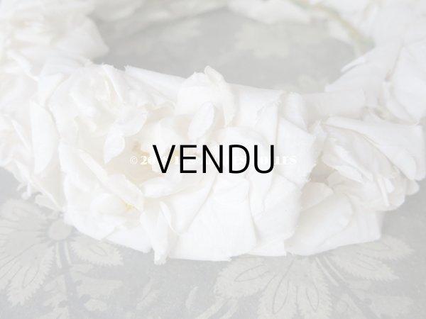 画像8: 1900年代 アンティーク 薔薇のヘッドリース ティアラ (8)