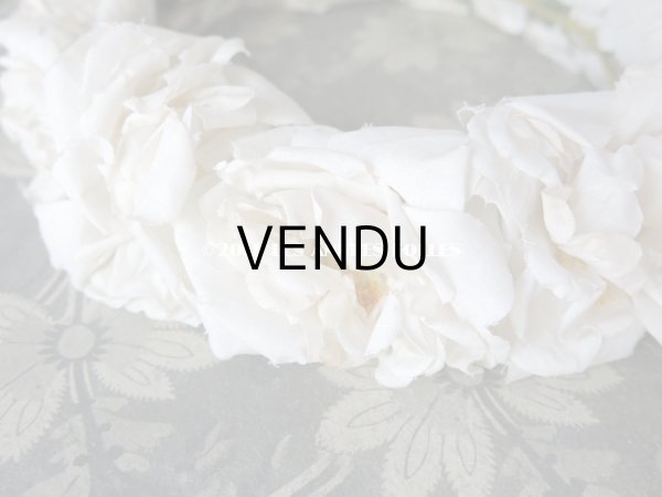 画像7: 1900年代 アンティーク 薔薇のヘッドリース ティアラ (7)